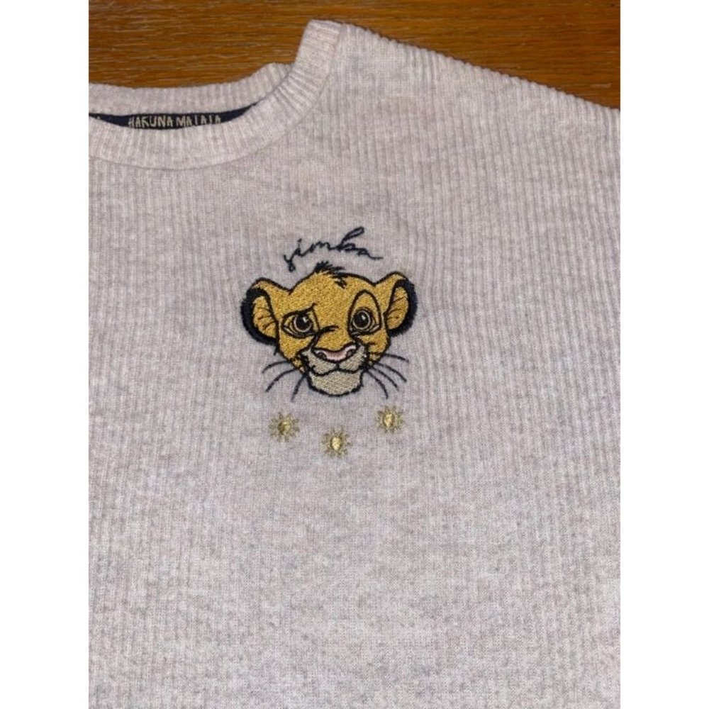 Disney Simba Ribbed Long Sleeve-S - Picture 2 of 3